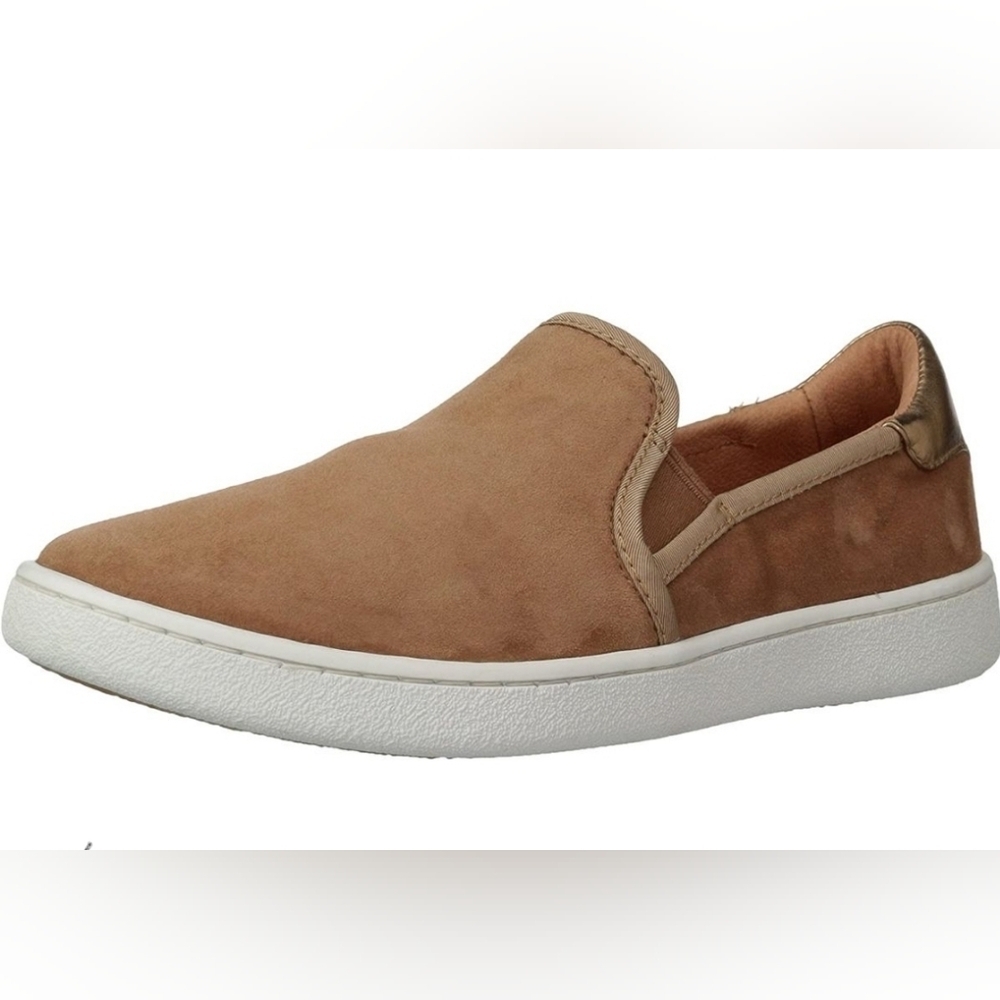 UGG Women's Cas Medium Brown Suede Leather Sneakers 11M